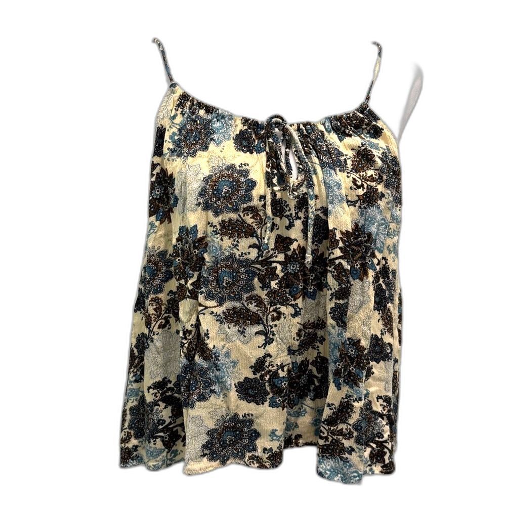 Juniper Blu South Moon Under crinkle tank top